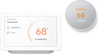 Google Nest GOOGLE NEST THERMOSTAT - SNOW + GOOGLE HOME HUB