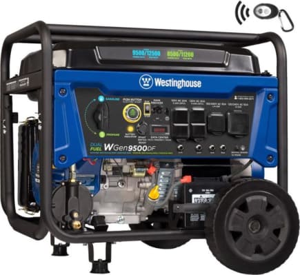 Westinghouse 6.6 Gasoline,Propane Portable Generator ...