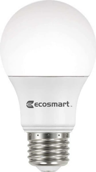 EcoSmart LED Light Bulb Enervee Score 67 100 11A19040WESD002