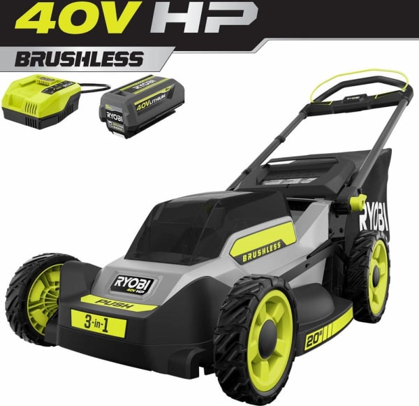 Wen 40439bt 40v Max Lithium Ion 19 Cordless 3-in-1 Lawn Mower With  16-gallon Bag : Target