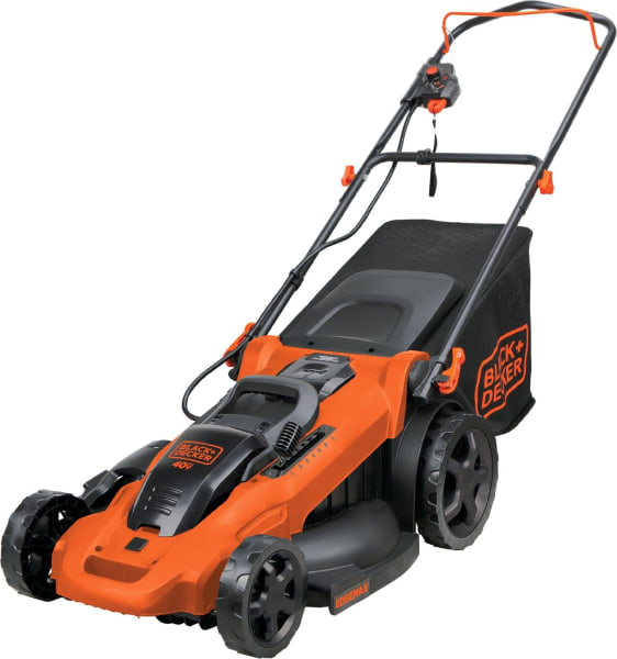BLACK+DECKER 20 in. 40V MAX Lithium-Ion Cordless Walk Behind Push Mower with (2) 2.0Ah Batteries and Charger Included