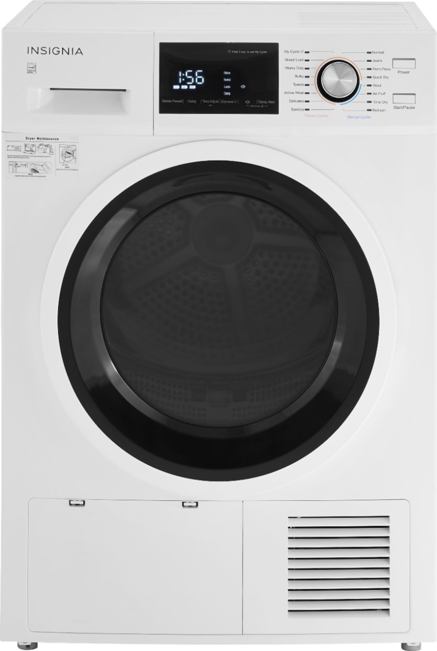 Insignia 4.5 Heat Pump Dryer Enervee Score 98 100 NS FDRE44W1