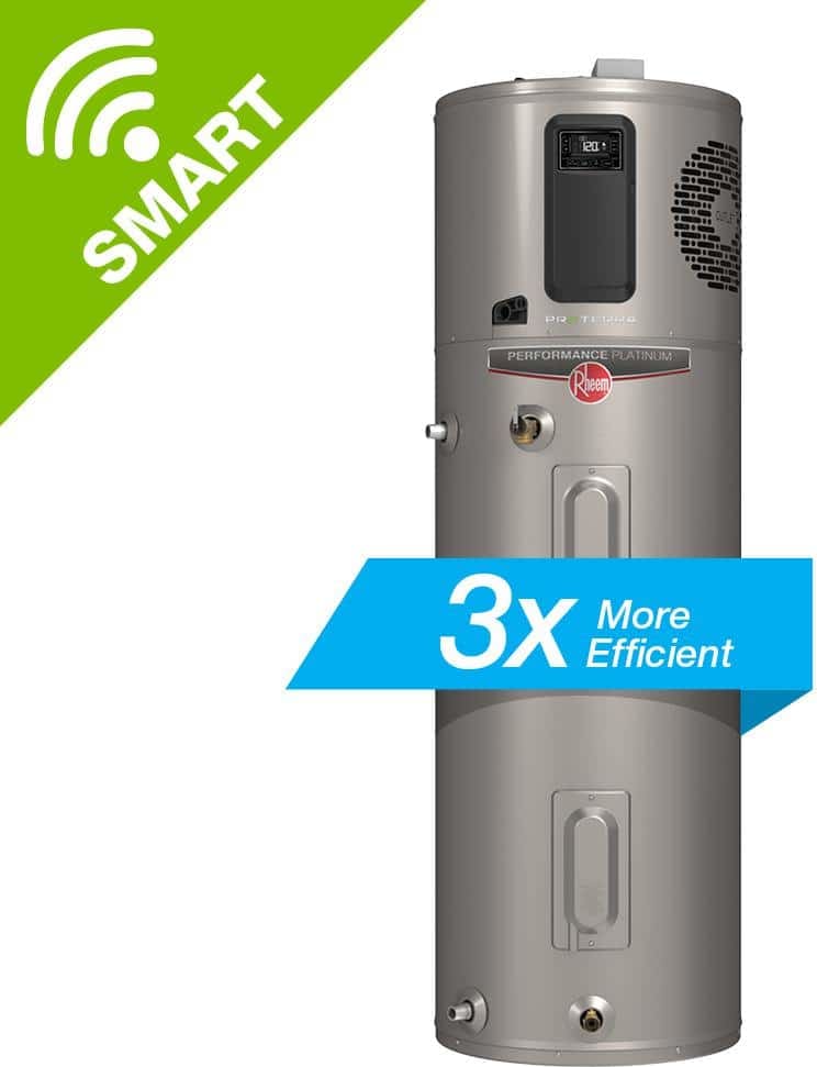 Rheem Hybrid/Electric Heat Pump Electric Water Heater - Enervee Score  100/100 - XE80T10H45U0
