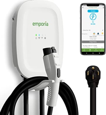  Wallbox Pulsar Plus Level 2 Electric Vehicle Smart Charger - 40  Amp, Ultra-Compact, WiFi, Bluetooth, Alexa/Google Home, Energy Star and UL  Certified, 25ft Cable, Indoor/Outdoor EVSE, Assembled in USA : Automotive
