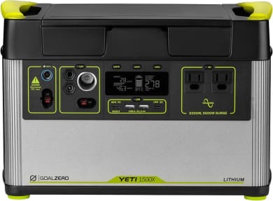Goal Zero YetiX 1500-Watt Electric Switch Start Lithium Battery Powered Portable Generator Goal Zero YetiX 1500-Watt Electric Switch Start Lithium Battery Powered Portable Generator
